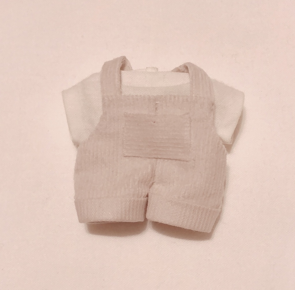 10cmぬいぐるみ用 コーデュロイサロペット