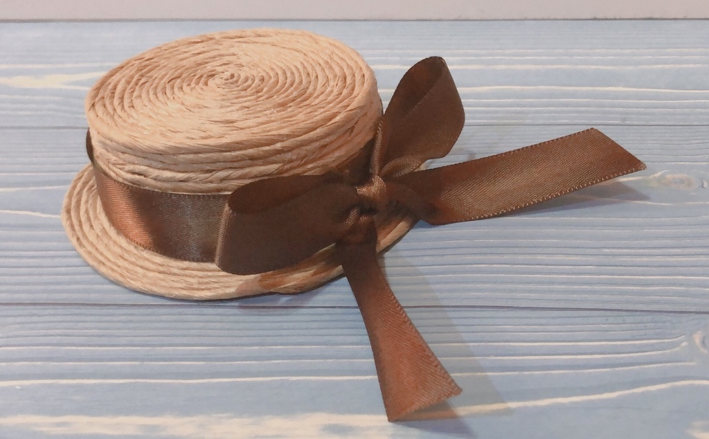 10cmぬいぐるみと12cmぬいぐるみ用 カンカン帽 帽子