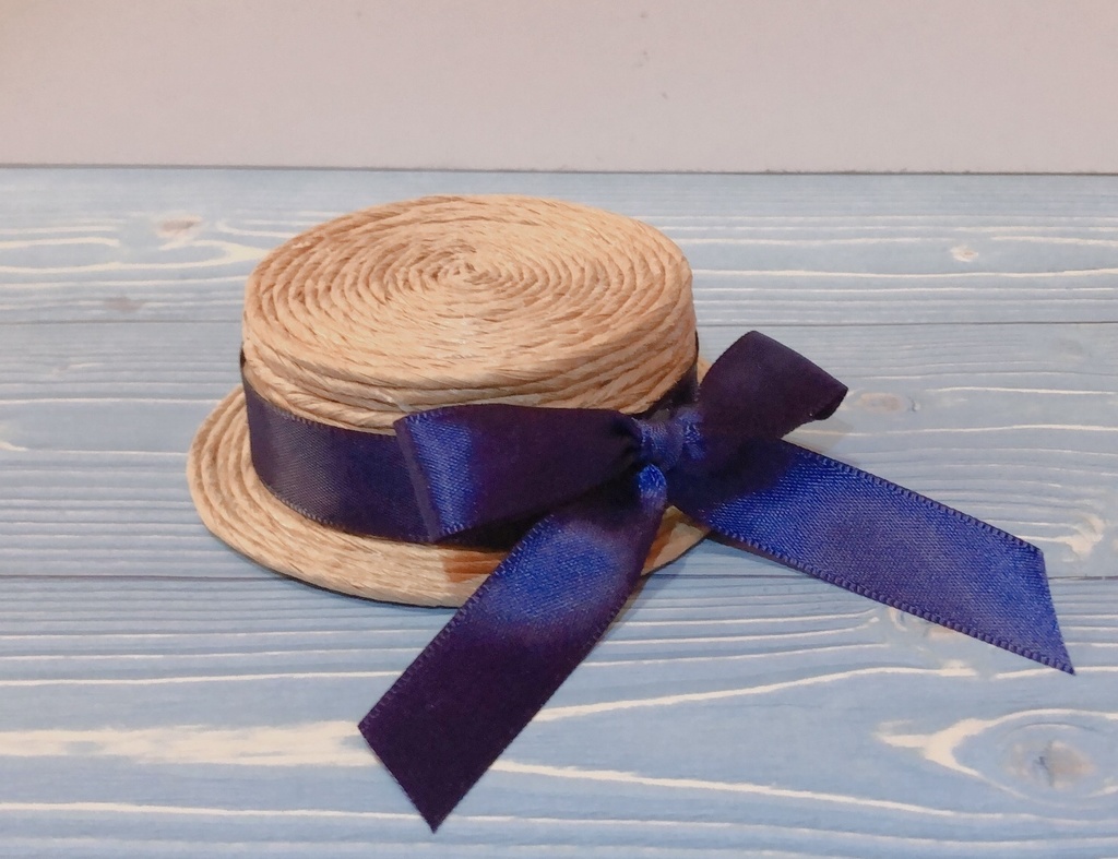 10cmぬいぐるみと12cmぬいぐるみ用 カンカン帽 帽子