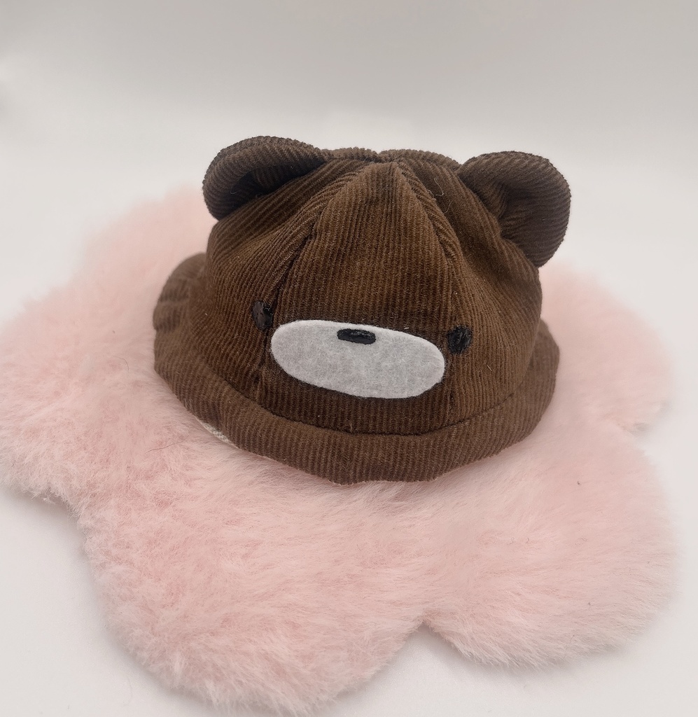 10cm〜12cmぬいぐるみ用 くまサロペットセット