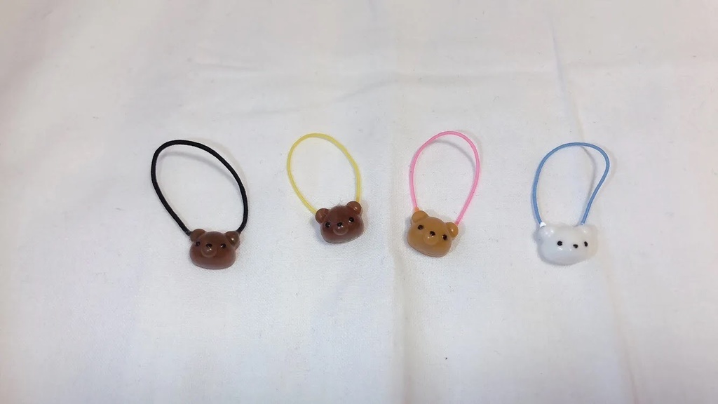 10cm〜12cmぬいぐるみ用 くまサロペットセット