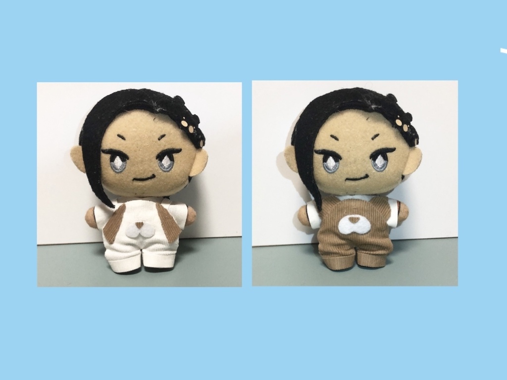 10cm 12cmぬいぐるみ用あにまるサロペットセット
