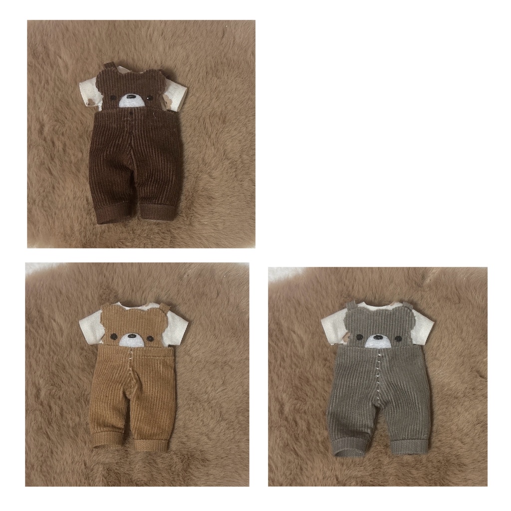 ねんどろいど用 くまサロペットセット