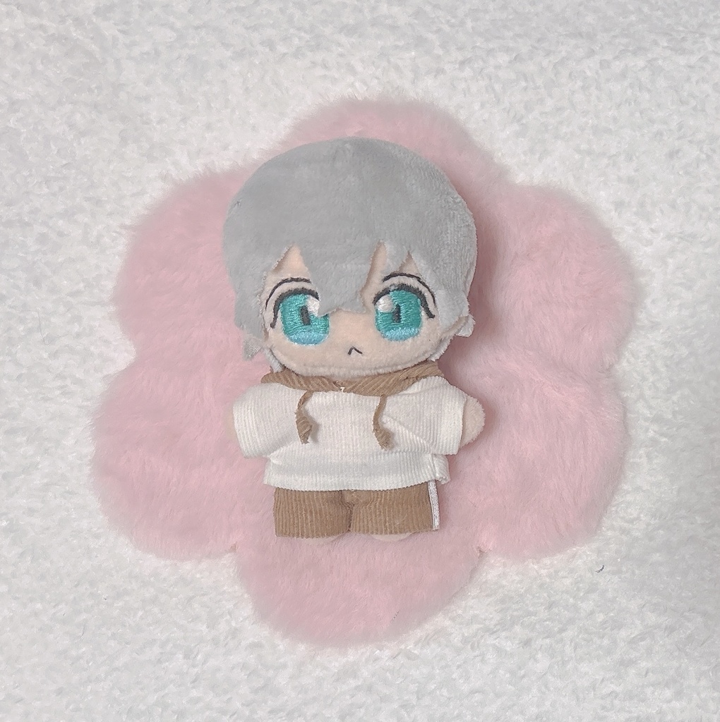 10cmぬいぐるみ用 コーデュロイパーカーセットアップ