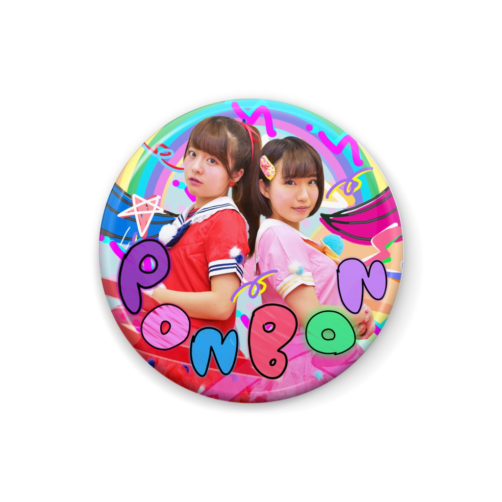 PoNBoN ビジュアル缶バッジA