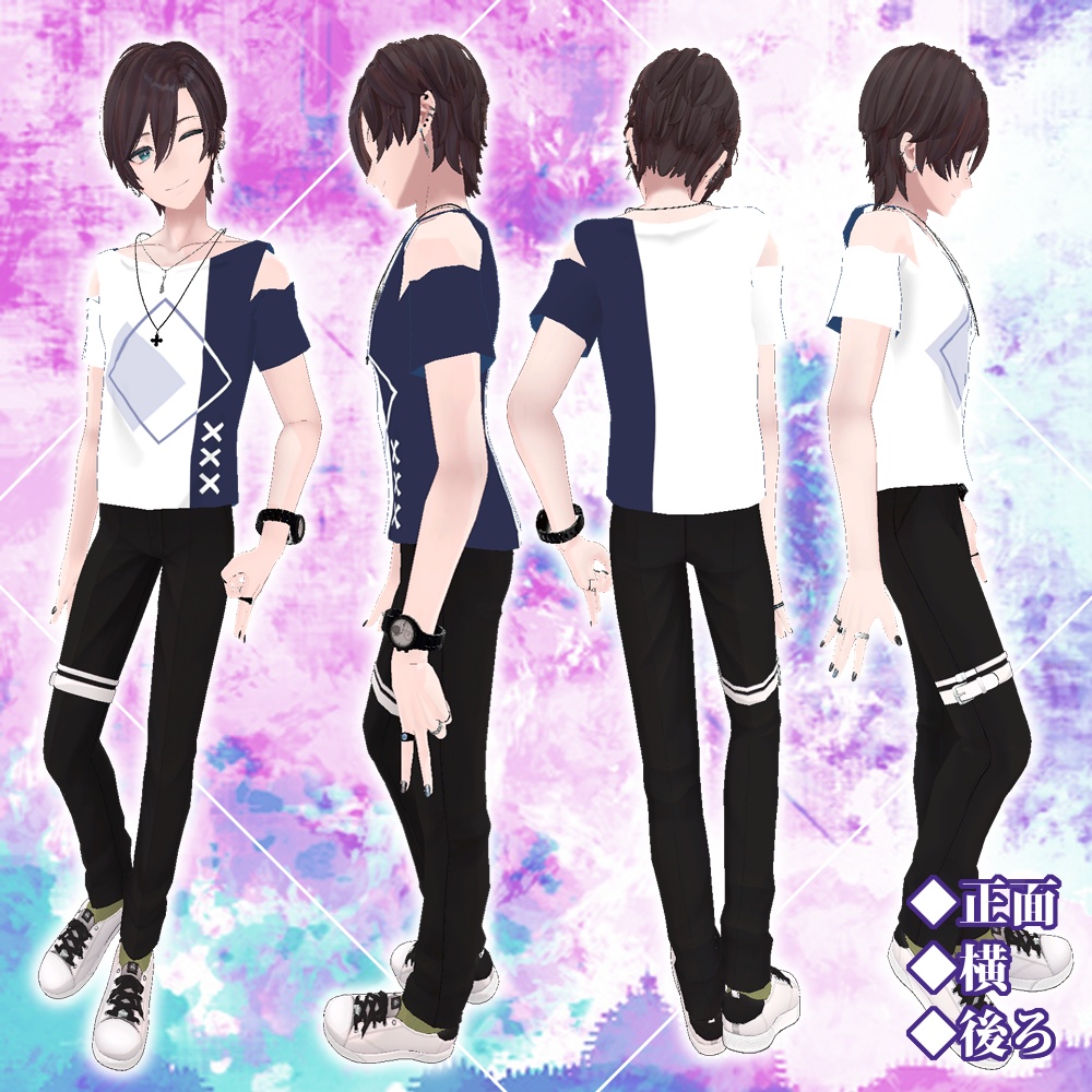 碼希-まき-くん用「Tシャツ」【スキニング済み】