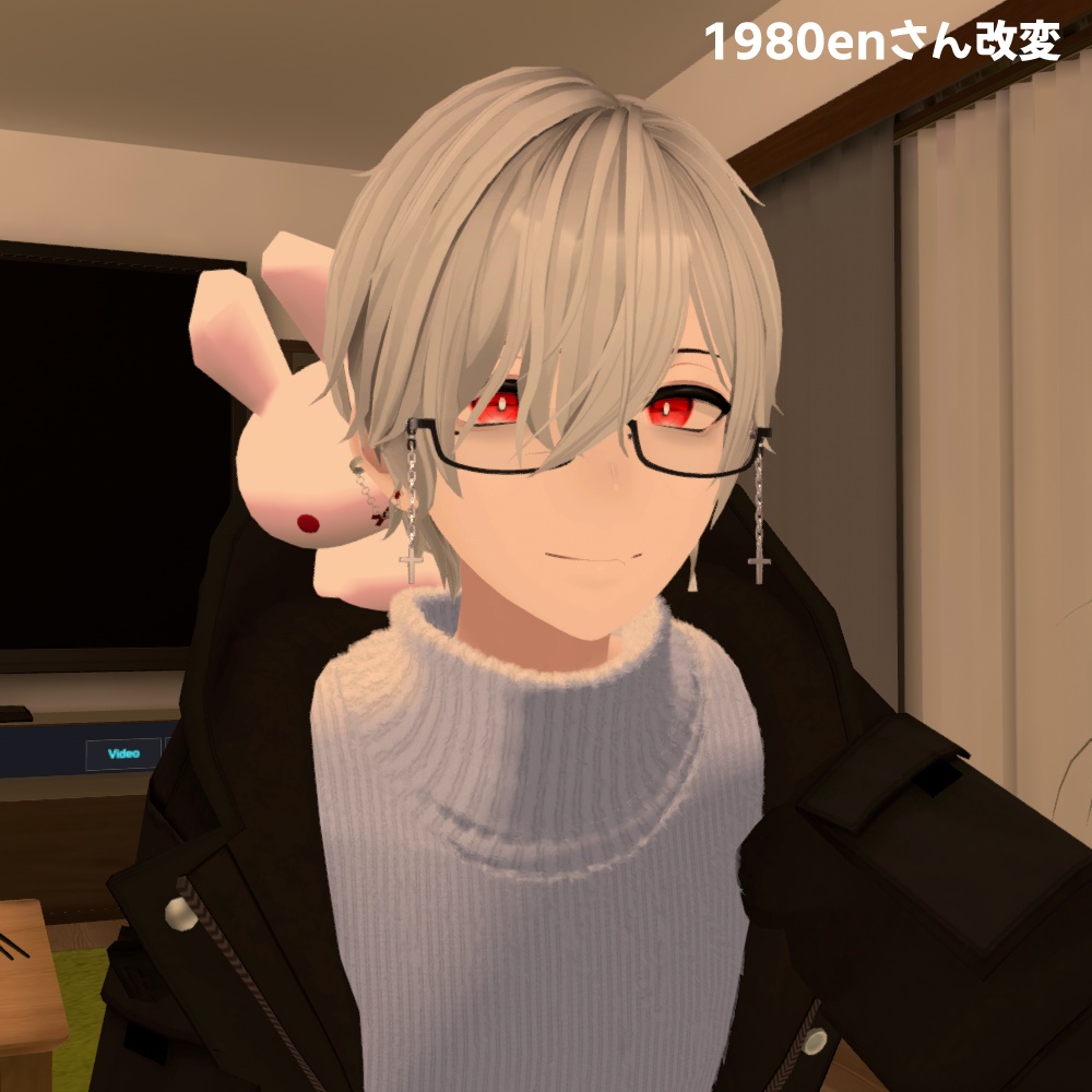 【3Dモデル】うさぽよV2【PC&quest対応】