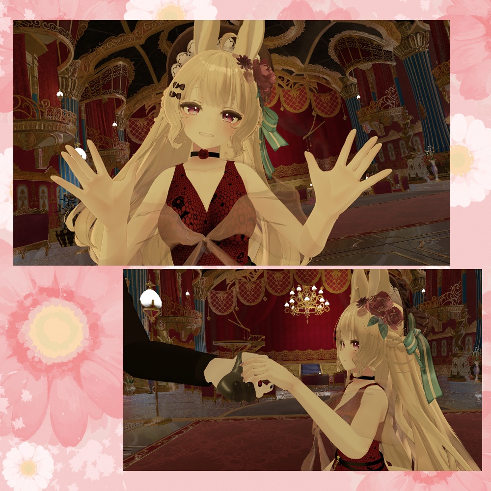 18アバター対応!「ストール付きドレス」【スキニング済み】