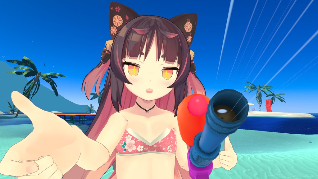 猫山苗(ねこやま なえ)用「和風水着」【スキニング済み】