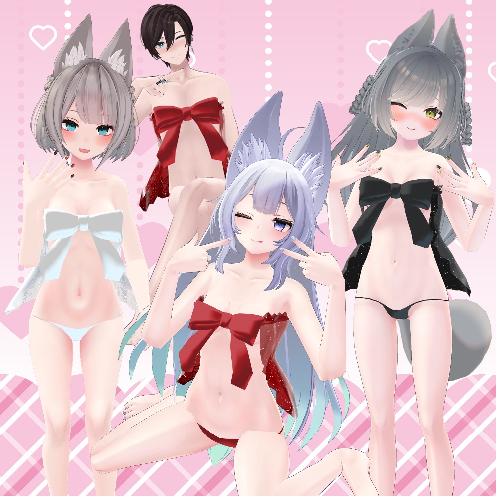 24アバター対応!「ベビードール」【スキニング済み】