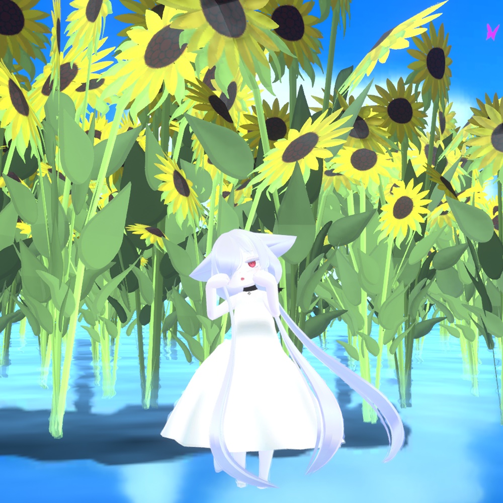 まめひなた(まめふれんず/キプフェル等)&カルキア&カリン用「白いワンピース-White Dresses-」【スキニング済み】