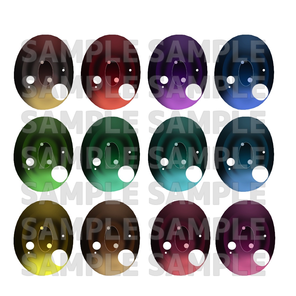 カリンちゃんアイテクスチャ「くりくり」-karin eye texture-