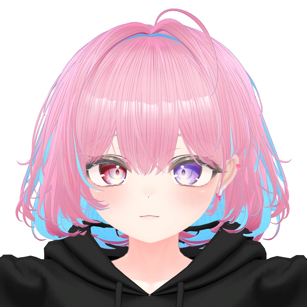 うさぎ&ハートピアス【汎用】