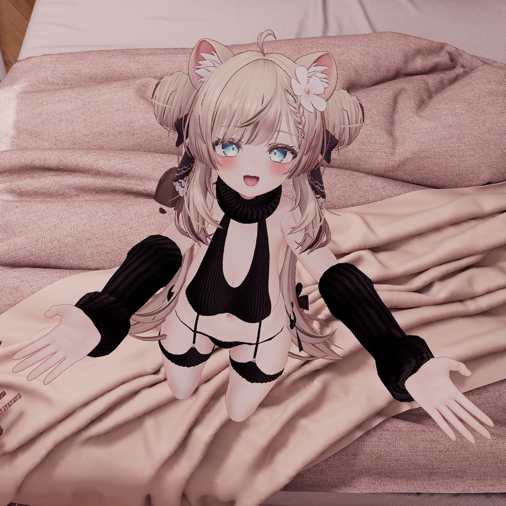 【マヌカ・桔梗・ルーナリット(リーファ共通)・ソラハ(つぼみ共通)・セレスティア・萌・舞夜・カリン(こまどアバター)用「ERONUNO」【スキニング済み】