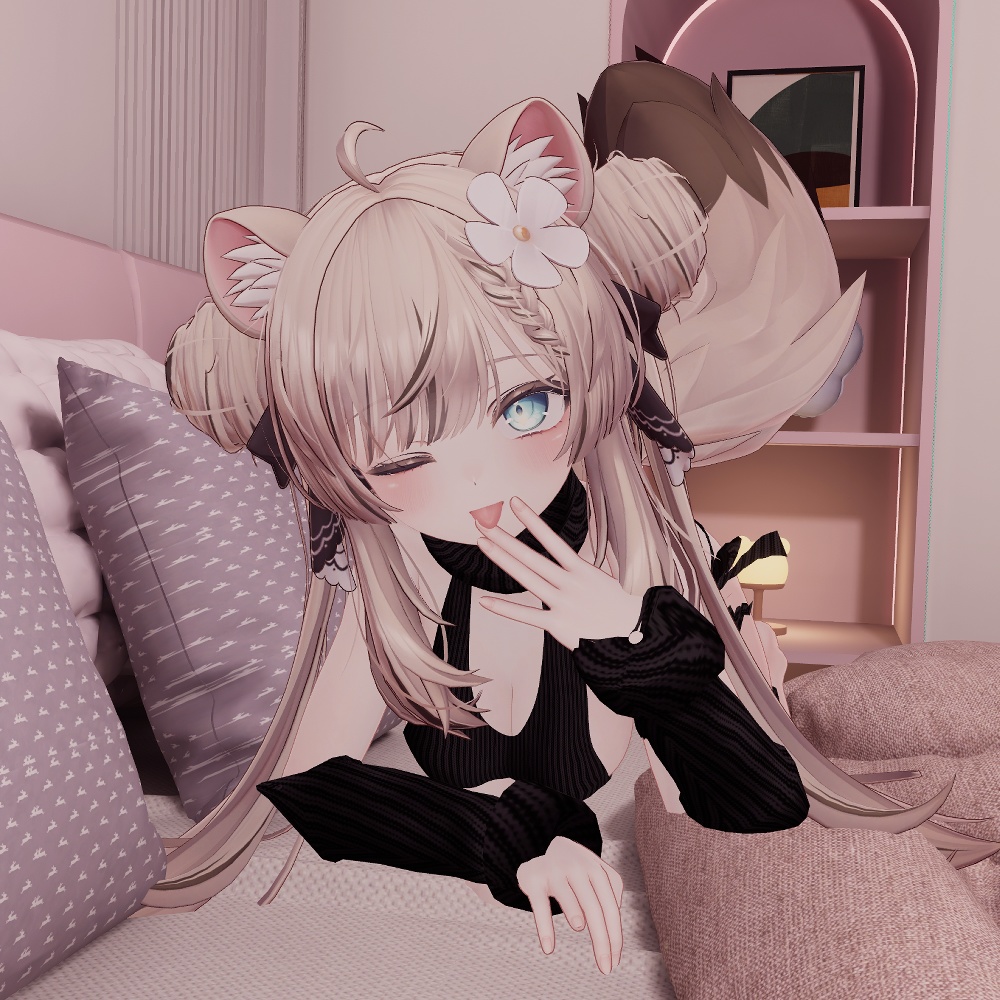 【マヌカ・桔梗・ルーナリット(リーファ共通)・ソラハ(つぼみ共通)・セレスティア・萌・舞夜・カリン(こまどアバター)用「ERONUNO」【スキニング済み】