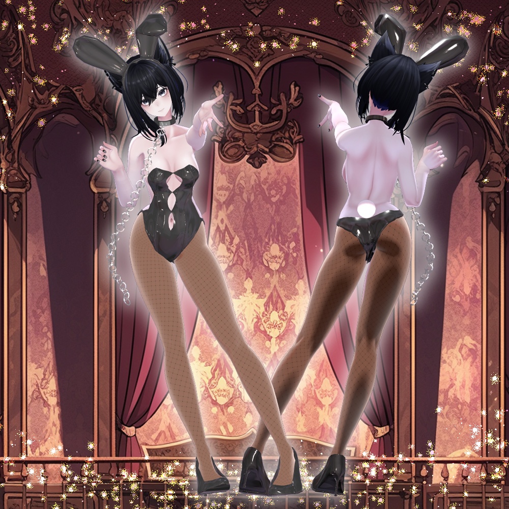 14アバター対応【ギミック付き】義手&鎖バニー