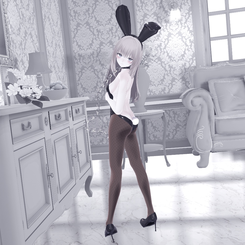 14アバター対応【ギミック付き】義手&鎖バニー