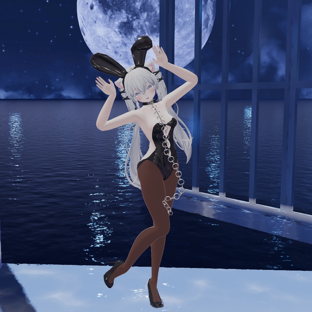 14アバター対応【ギミック付き】義手&鎖バニー