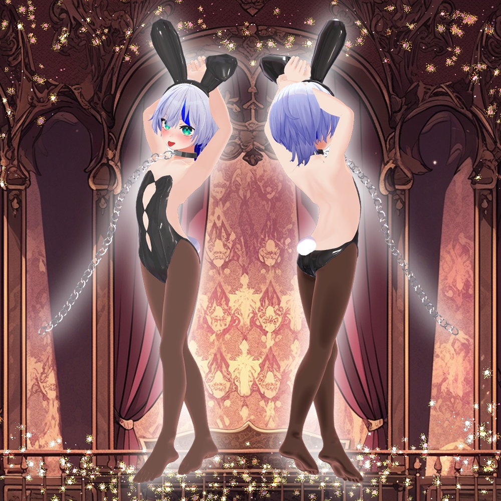 14アバター対応【ギミック付き】義手&鎖バニー