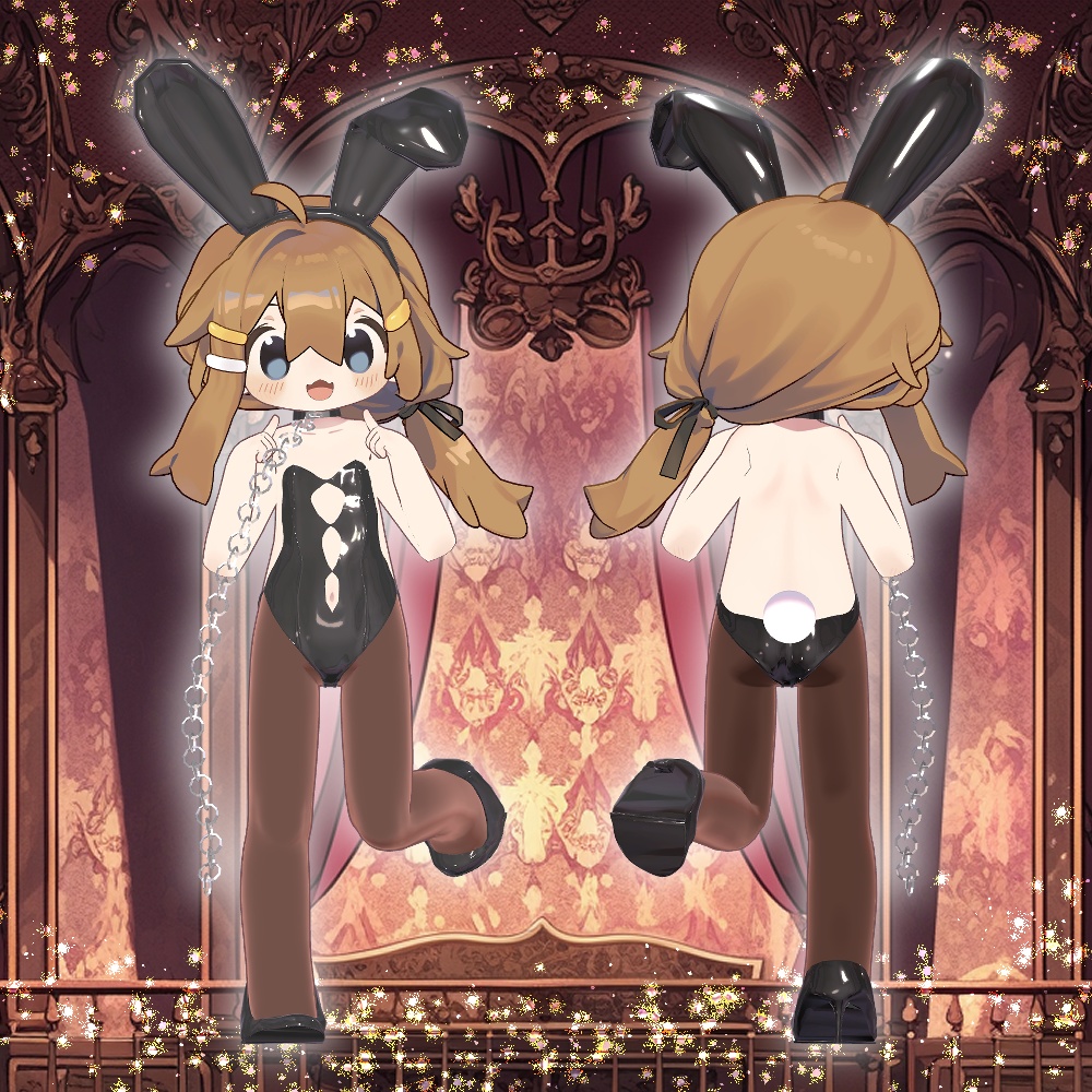 14アバター対応【ギミック付き】義手&鎖バニー