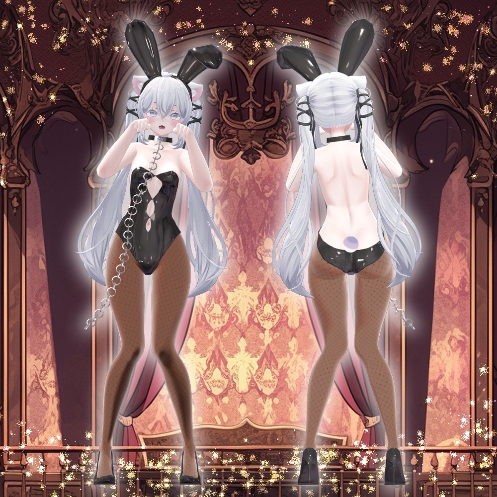 14アバター対応【ギミック付き】義手&鎖バニー