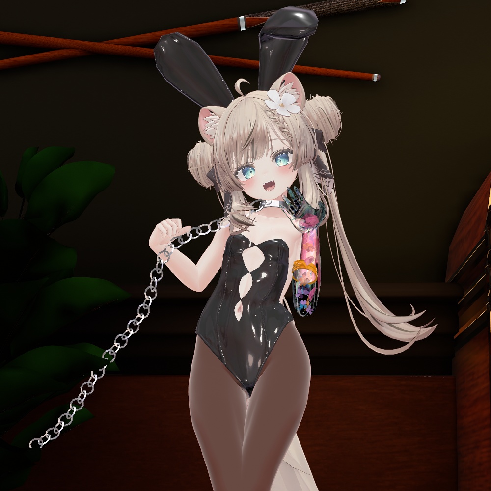 14アバター対応【ギミック付き】義手&鎖バニー