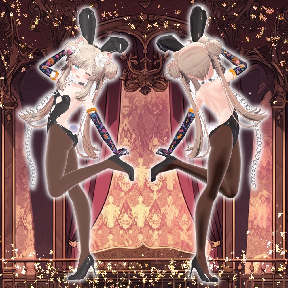 14アバター対応【ギミック付き】義手&鎖バニー