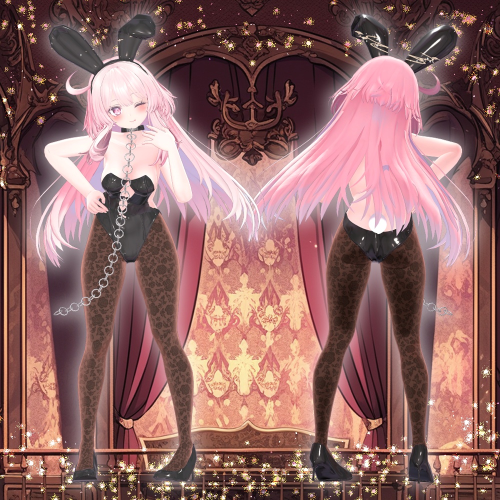 14アバター対応【ギミック付き】義手&鎖バニー