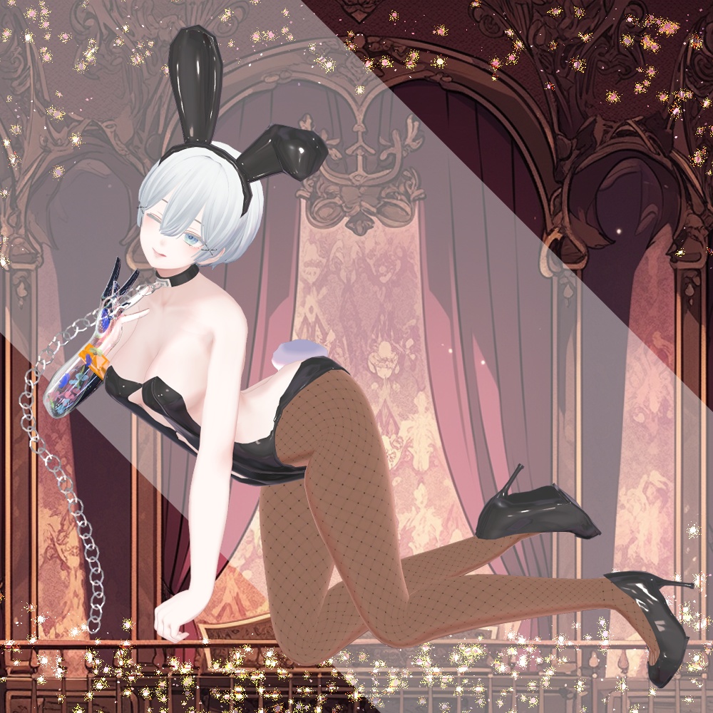 14アバター対応【ギミック付き】義手&鎖バニー