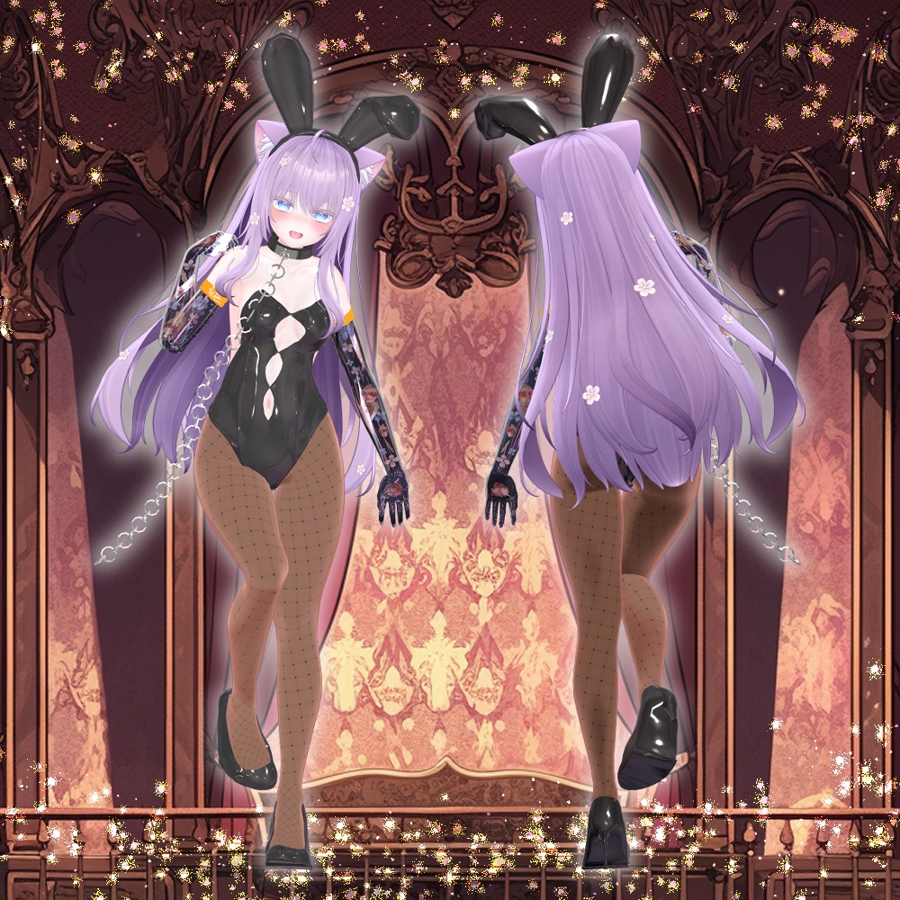 14アバター対応【ギミック付き】義手&鎖バニー