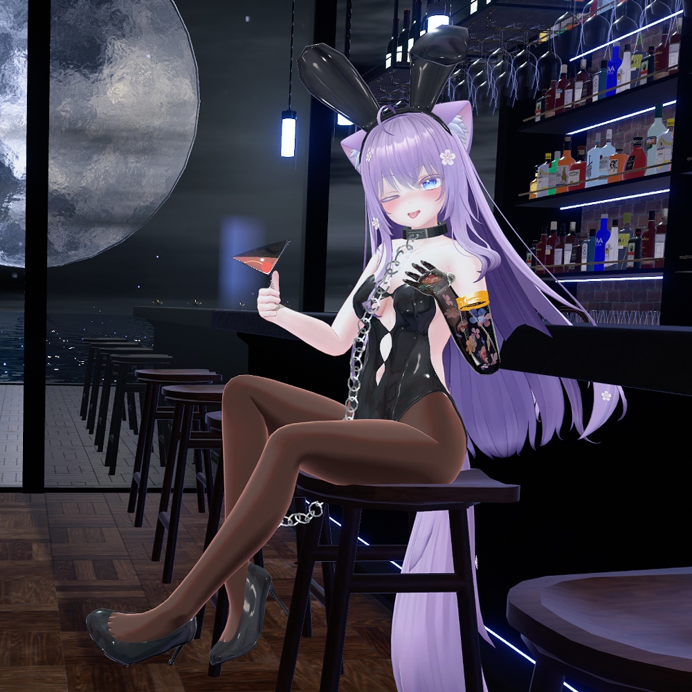 14アバター対応【ギミック付き】義手&鎖バニー