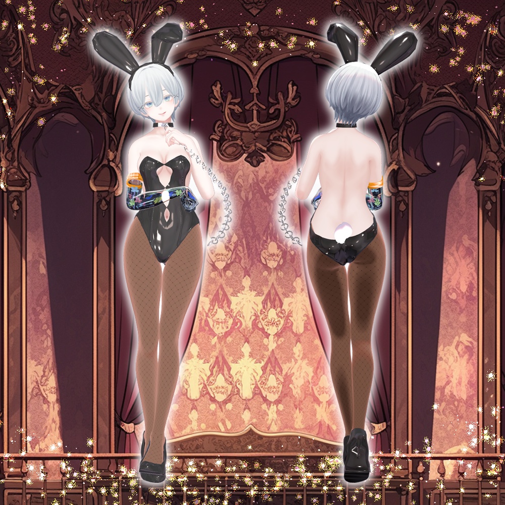 14アバター対応【ギミック付き】義手&鎖バニー