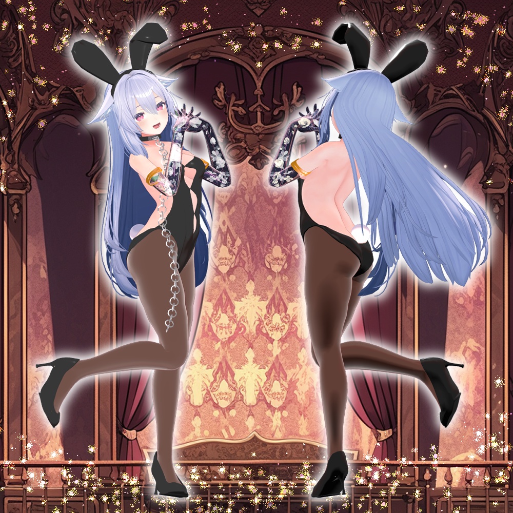 14アバター対応【ギミック付き】義手&鎖バニー