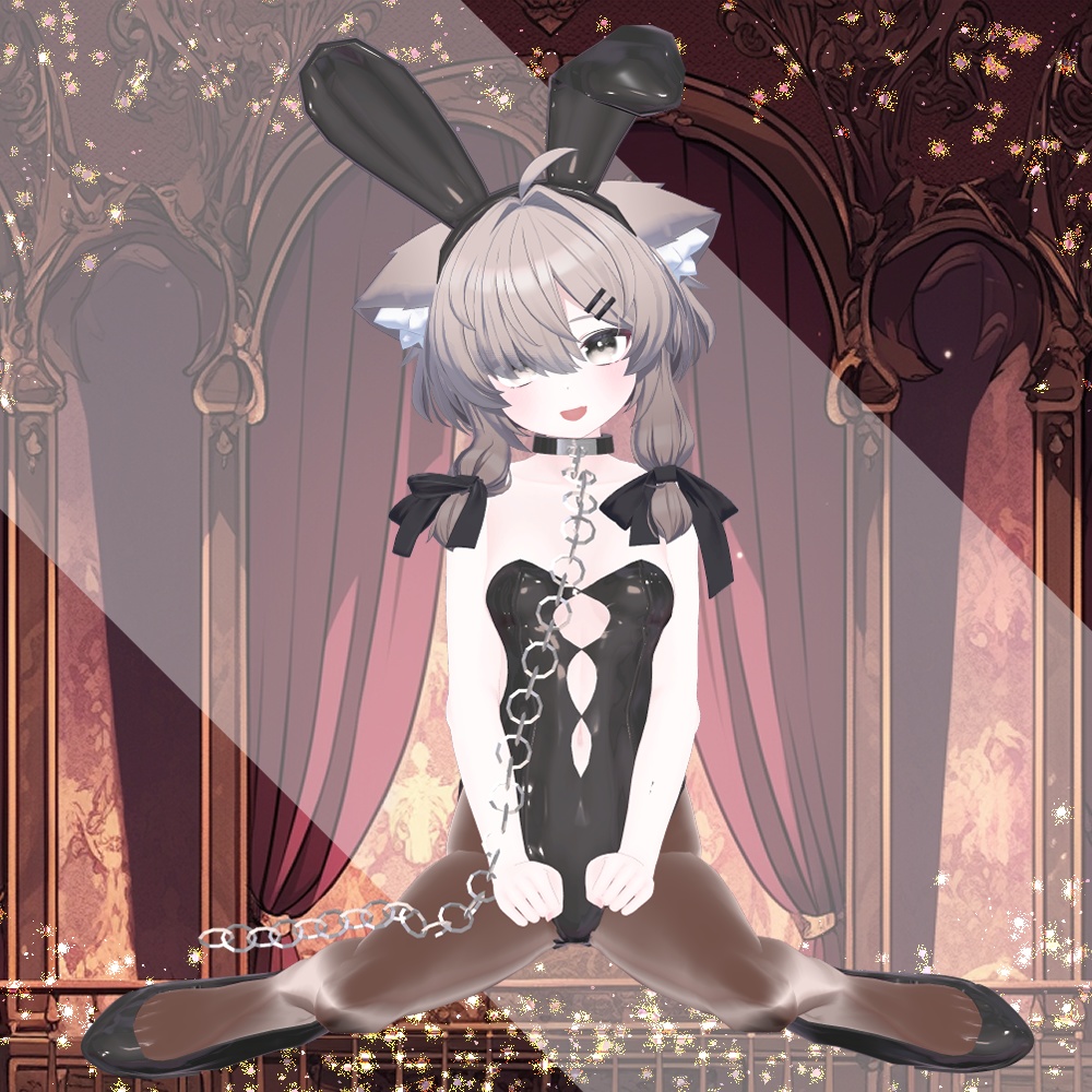 14アバター対応【ギミック付き】義手&鎖バニー