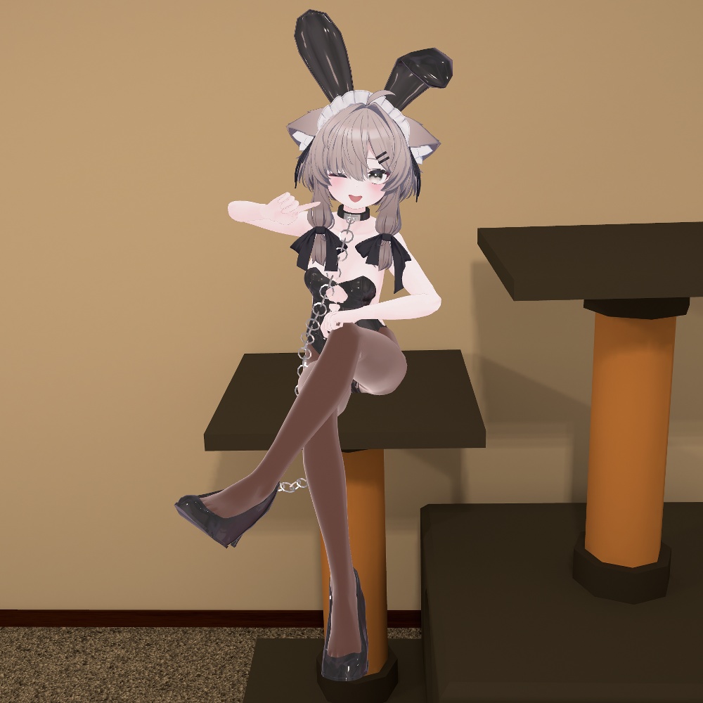 14アバター対応【ギミック付き】義手&鎖バニー