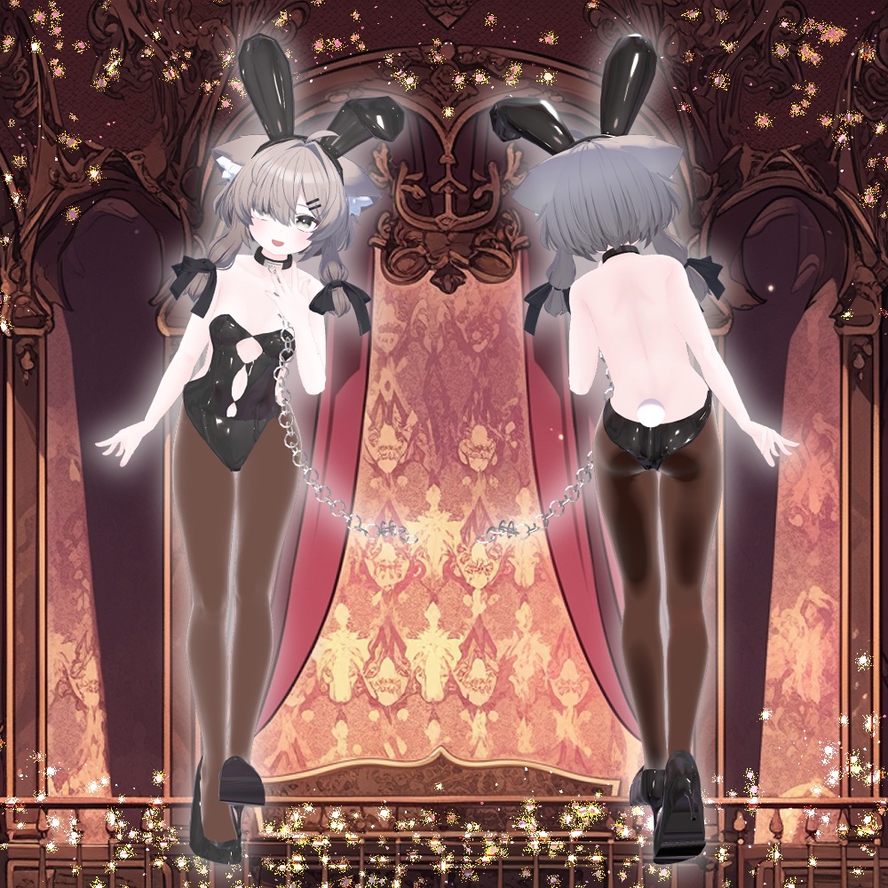 14アバター対応【ギミック付き】義手&鎖バニー