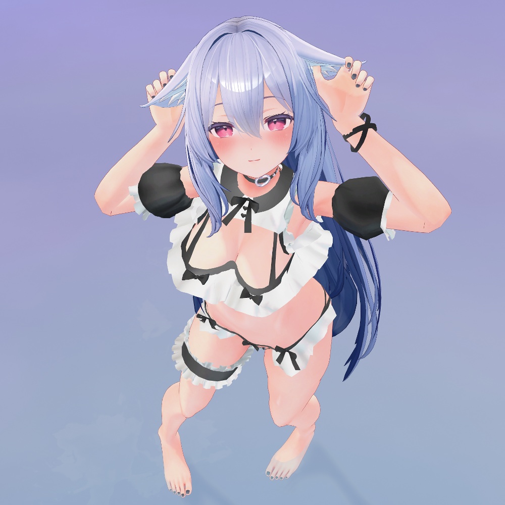 【マヌカ・萌・桔梗・カリン(こまどアバター)対応】ドキドキ♥メイドビキニ