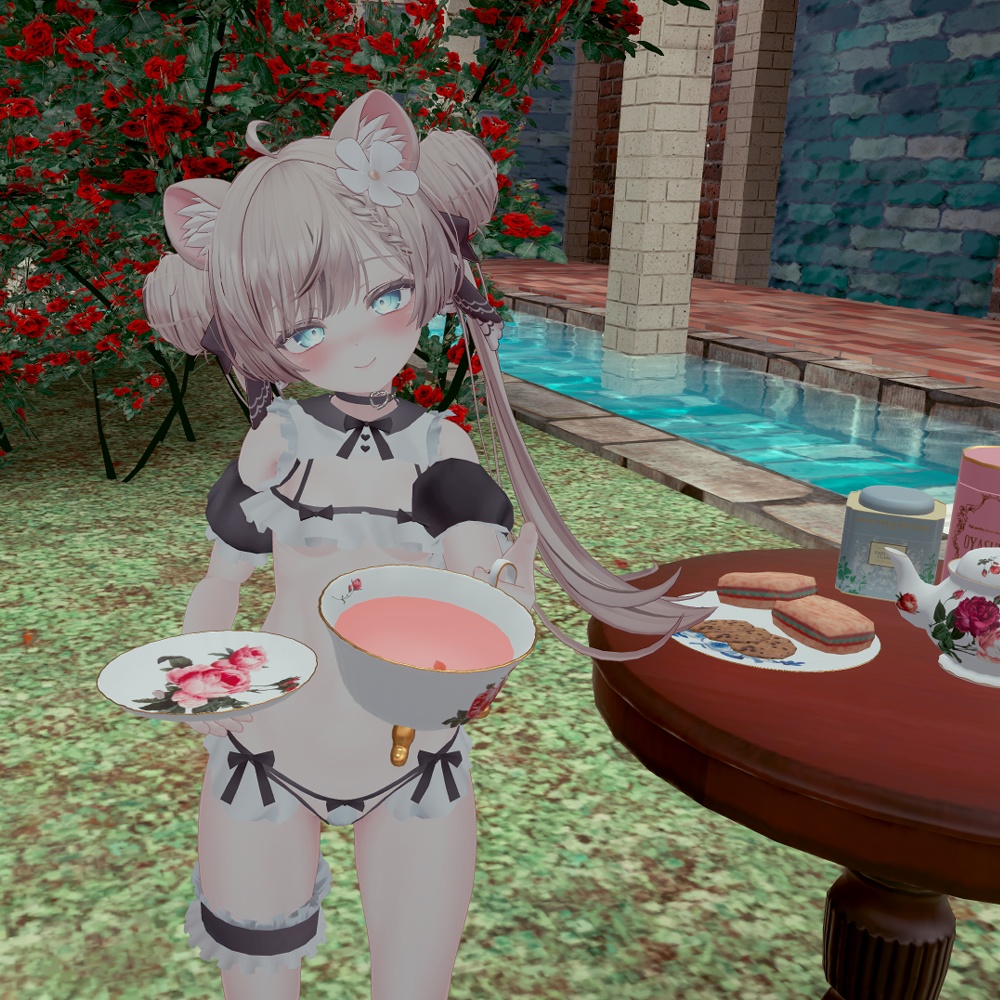 【マヌカ・萌・桔梗・カリン(こまどアバター)対応】ドキドキ♥メイドビキニ