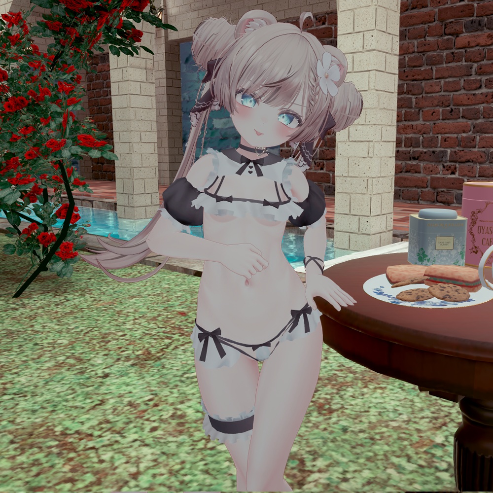 【マヌカ・萌・桔梗・カリン(こまどアバター)対応】ドキドキ♥メイドビキニ
