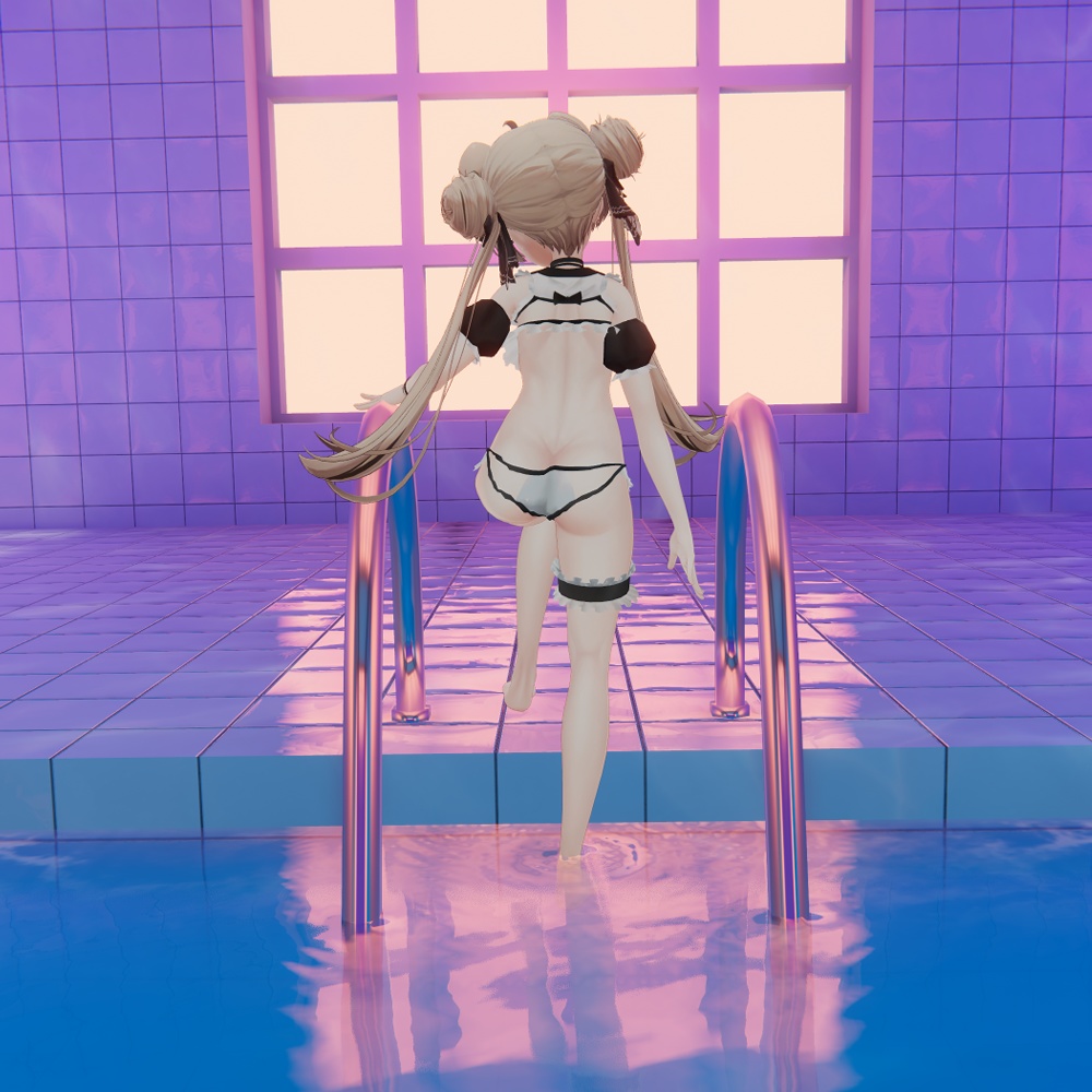 【マヌカ・萌・桔梗・カリン(こまどアバター)対応】ドキドキ♥メイドビキニ