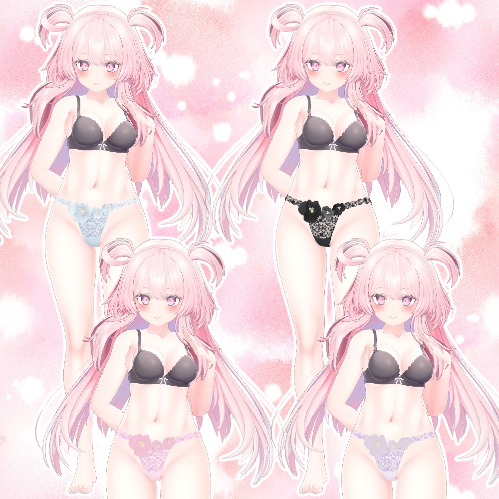 萌とセレスティアのパンツ