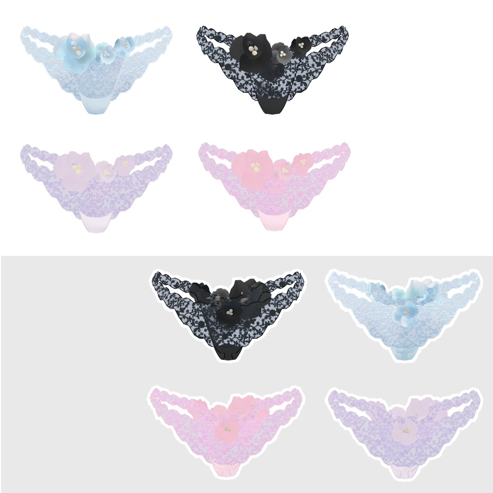 萌とセレスティアのパンツ