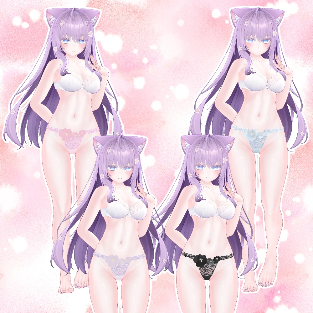 萌とセレスティアのパンツ