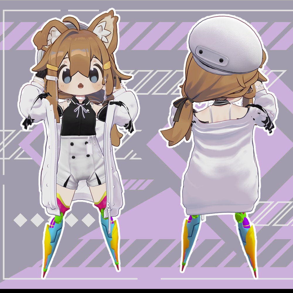 【11アバター対応】 prosthetic leg