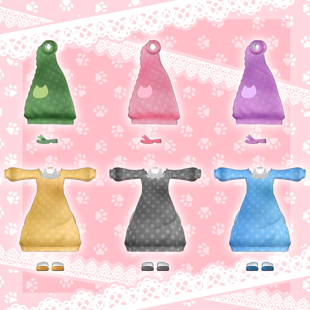 まめふれんず・カルキア対応「ゆるにゃんうぇあ」