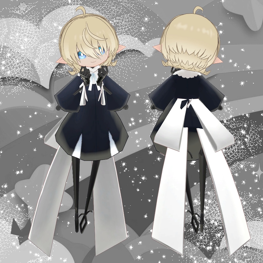 まめふれんず・カルキア・てっさくちゃん・ハオラン・カリン対応「ウルフミニヘアー」