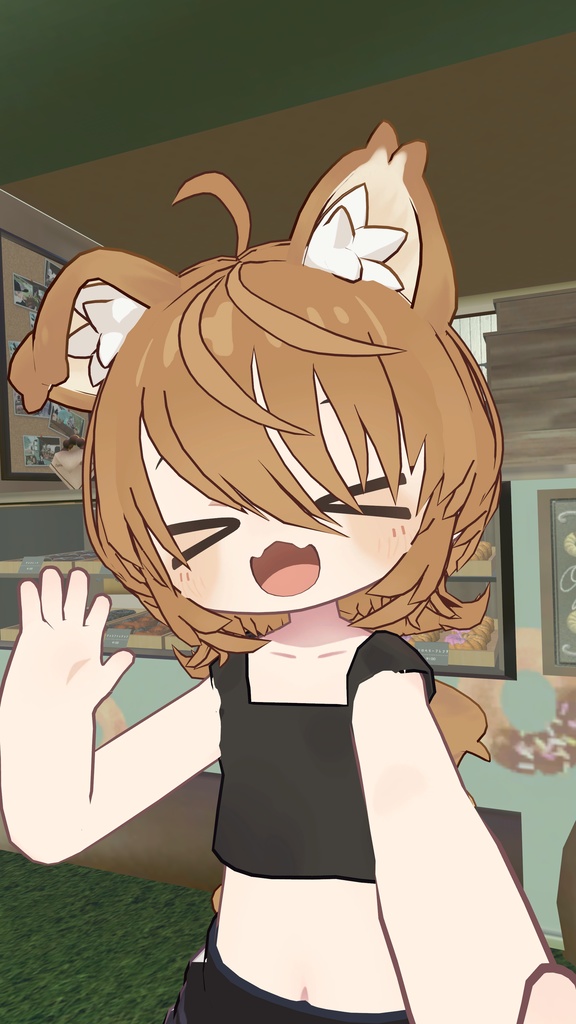 まめふれんず・カルキア・てっさくちゃん・ハオラン・カリン対応「ウルフミニヘアー」