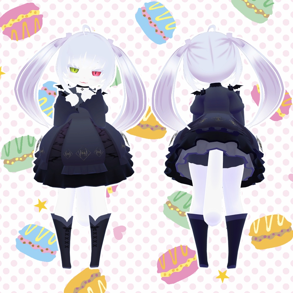 まめふれんず・カルキア対応「ツインミニヘアー」