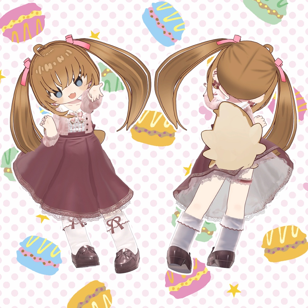 まめふれんず・カルキア対応「ツインミニヘアー」