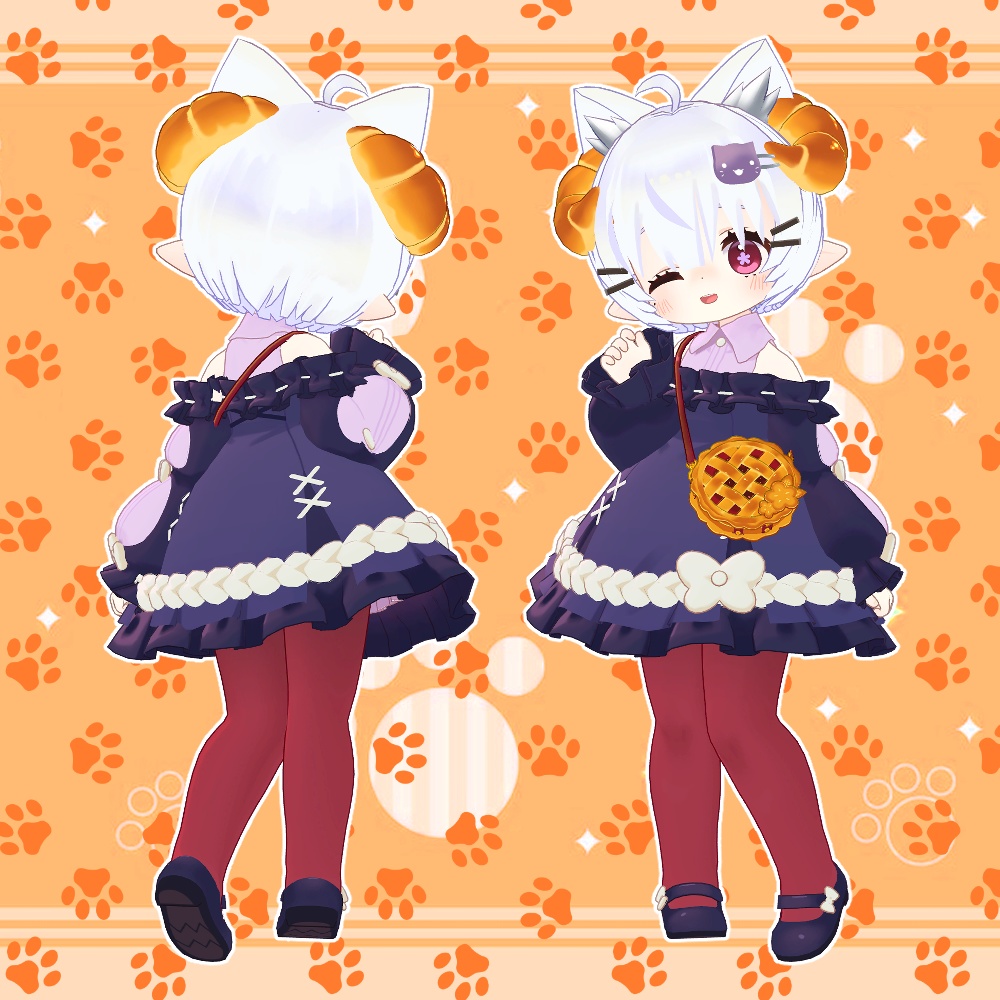 まめふれんず・コロネ・レディムーン対応「猫耳ショートミニヘアー」